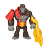 Fisher-Price Replacement Part Imaginext Gorilla Fortress Playset - HML57 - GYX00 ~ Replacement Posable Gorilla King with Arm Shield, Shoulder Holster