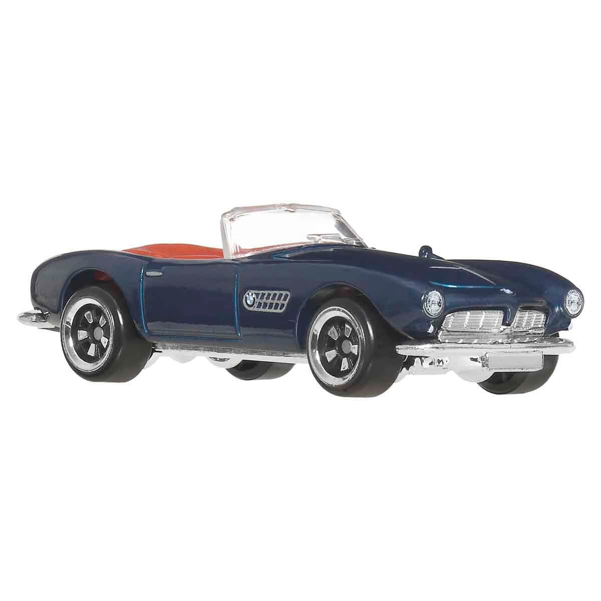 Hot Wheels 1:64 Scale Die-Cast Toy Cars, Set of 6 European Vehicles with Elevated Deco (Styles May Vary)