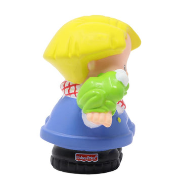 Fisher-Price Replacement Part for Collectible Little People Animal Sounds Stable Farm Playset B8797 - Replacement Farmer Eddie Figure with Frog