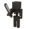 Mattel Minecraft Craft-A-Block Wither Skeleton Figure, Authentic Pixelated Video-Game Character, Action Toy to Create, Explore and Survive