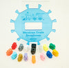 CHH Mexican Train Center Piece with Accessories, (up to 12 Players)