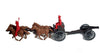 Classic Toy Soldiers, Inc Alamo Mexican 4 Horse Limber and 12lb Cannon with Two Figures in 54mm