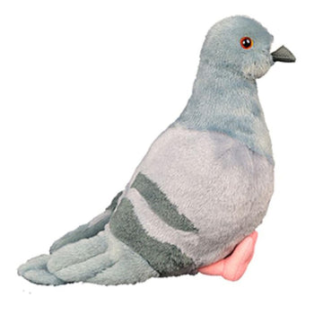 JIANEEXSQ Realistic Pigeon Stuffed Animal Plush Toy, Soft Dove Bird Stuffed Toys Doll Birthday Gift Decor