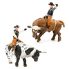 Little Buster Bucking Bulls Rodeo Set | Brown & Spotted Bulls with Riders | 1:16 Scale Collectible Farm & Ranch Display | Authentic Western
