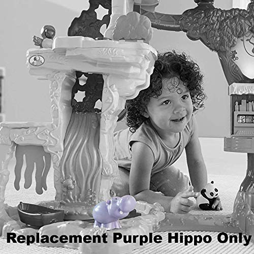 Fisher-Price Replacement Parts for Safari Playset Little People Share and Care Safari Playset FHF35~1 Purple Hippo Figure