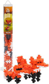 PLUS PLUS Fox - 3D Animal Figurine Building Block Set Tube, Mini Interlocking Puzzle Pieces, Fun Stem Toys for Kids
