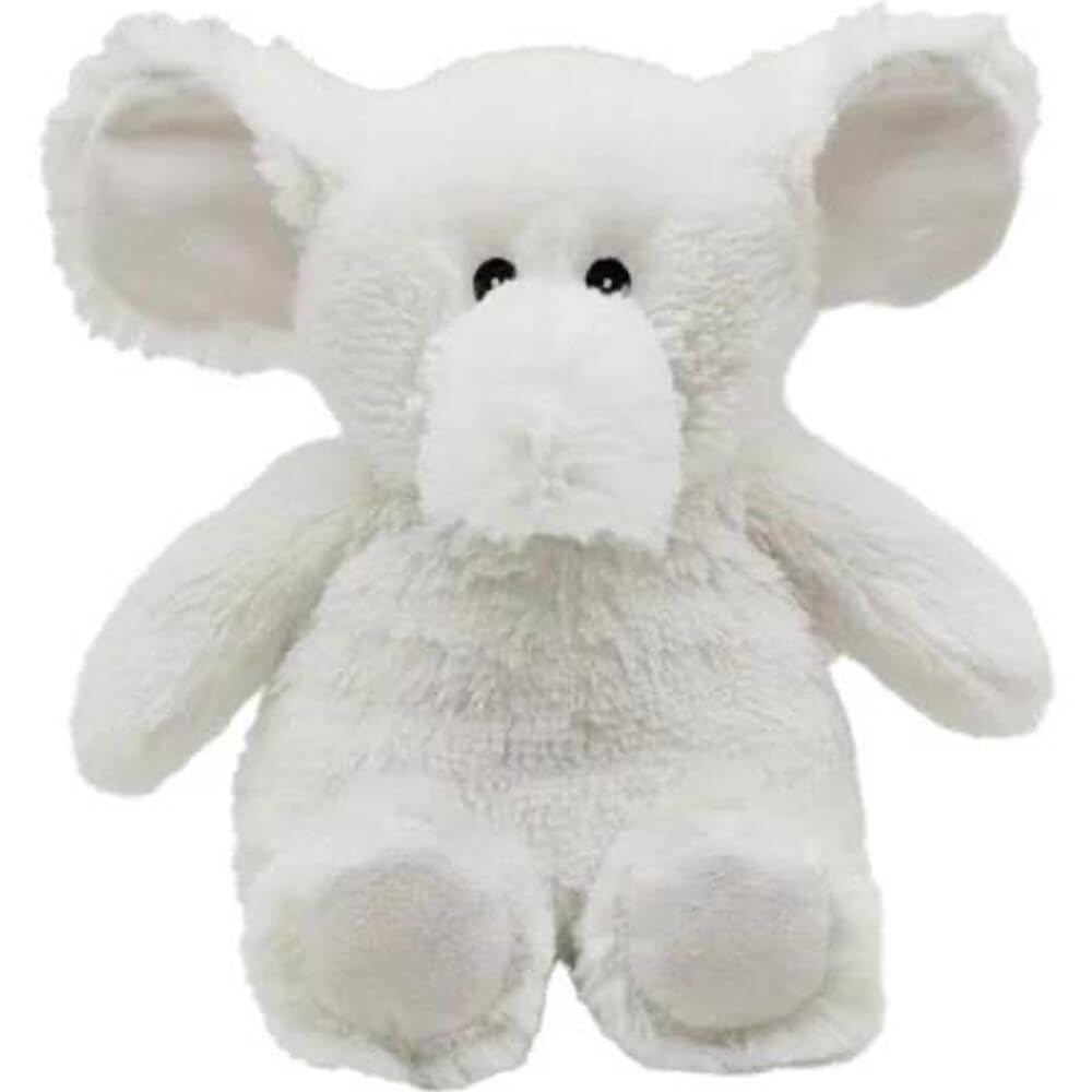 warmies White Elephant Microwavable, Hot or Cold for Cool Relaxation and Warm Relief, Lavender Scented Cozy Plush Animal