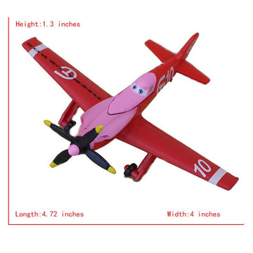 LATUROP 1 Pack Movie Toy Plane, No.7 Dusty and Skipper Airplane Model, Children Festival and Birthday Gift. (No.10 Toy Plane)
