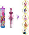 Barbie Color Reveal Doll & Accessories, Shimmer Series, 7 Surprises, 1 Doll (Styles May Vary)