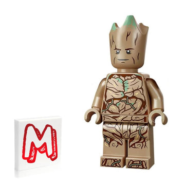 LEGO Marvel Super Heroes Avengers Infinity Saga Minifigure - Teen Groot (with Tree Branches)