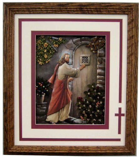 Jesus Knocking at the Door - Paper Tole 3D Decoupage Craft Kit Size 8x10 inches 8-8087 (The Additional Pictures Show Examples of This Craft Kit