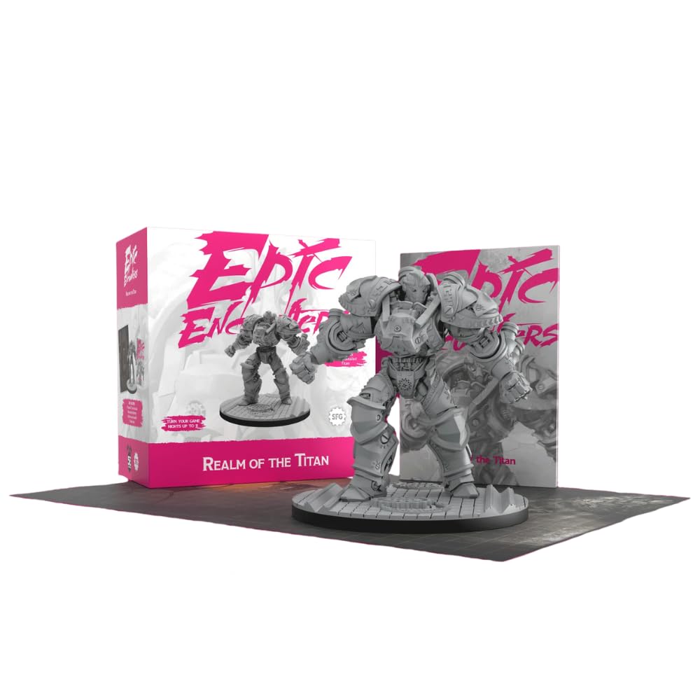 Steamforged Games, Epic Encounters the Board Game Bundle: Realm of the Titan and Sanctuary of the Steelborn (2 Items)