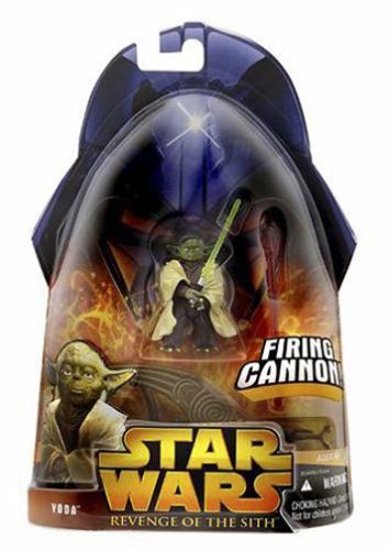 Star Wars Episode III 3 Revenge of the Sith YODA Firing Cannon Figure #03