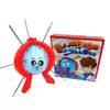ZSKXYRUS Balloon Blast Party Game Set Entertaining Family Tabletop Game Comes with 10 Balloons 9 Sticks Dice Stand Red Frame Party Supplies Party