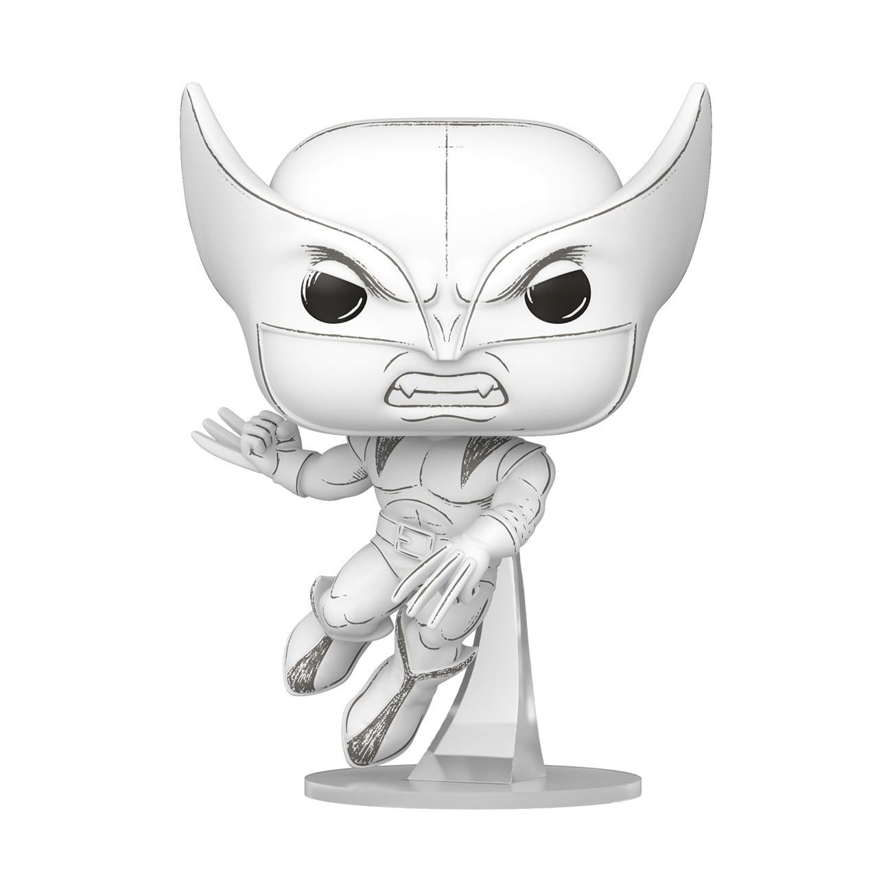 Funko Pop! Marvel: Marvel Sketched - Wolverine - X-Men - Collectable Vinyl Figure - Gift Idea - Official Merchandise - Toys for Kids & Adults - Comic