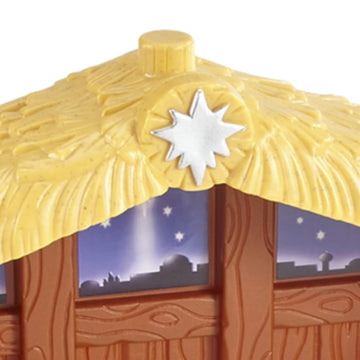 Fisher-Price Replacement Part Little People Christmas Nativity Playset DPX53 - Replacement Tan Stable - Barn