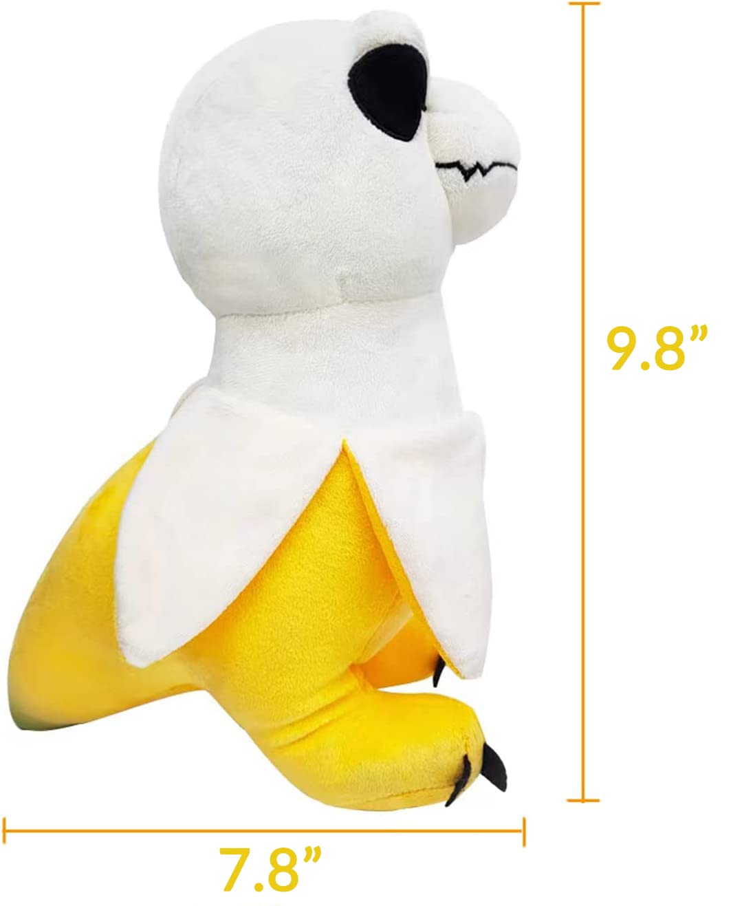 Enivtfz Banana Dinosaur Plush, Bananasaurus Rex Stuffed Animal CuteT-Rex Pillow Funny weirdFruit Plushie The for Dinosaur Lovers Figures Birthday