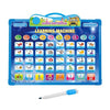 2-in-1 Learning Machine to Teach Children Words, Numbers, Letters, Math, Object Sounds, with Quizzes and Songs + White Board Drawing with Marker
