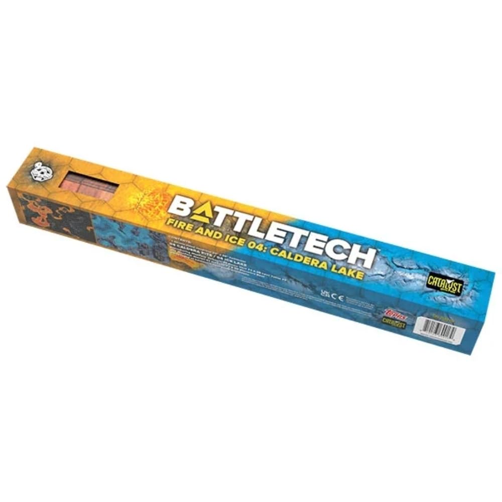 Catalyst Game Labs BattleTech Battlemat Fire and Ice 04 Cal, Game Mat