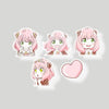 Anya Sticker High Reflective Anya Vinyl Sticker Kawaii Car Decals Cute Waterproof Vinyl Anime Car Decor, Night Glow Safety Sticker Diamond Grade High