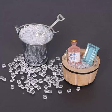 200Pcs 1/12 Miniature Ice Dollhouse Decoration Accessories, Decorations