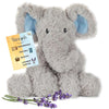 Sweet Elephant - Microwavable & Weighted Plush Stuffed Animal - Heated Plushie for Warmth - Cute, Soft, Cozy Toy for Adults & Children (Boys, Girls