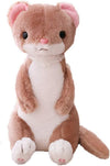Rosiha Ferrets Plush Pillow 20 Inch(Brown)