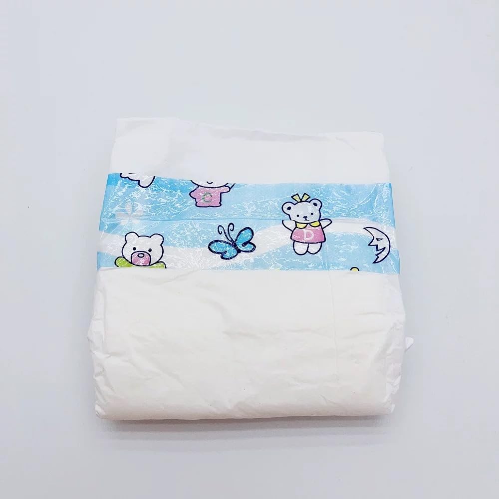 scnbom Reborn Baby Dolls Diapers for 18-24 inch Newborn Doll Reusable Accessories 6-Piece Pack