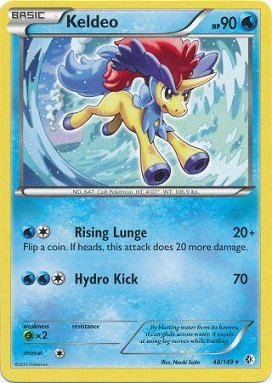Pokemon - Keldeo (48/149) - BW - Boundaries Crossed