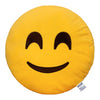 EvZ Official Certified Blush Emoji Pillow - 32cm Large Soft Plush Shy Smiley Face Emoticon Cushion - Cute Pink Cheek Decorative Stuffed Toy for Girls
