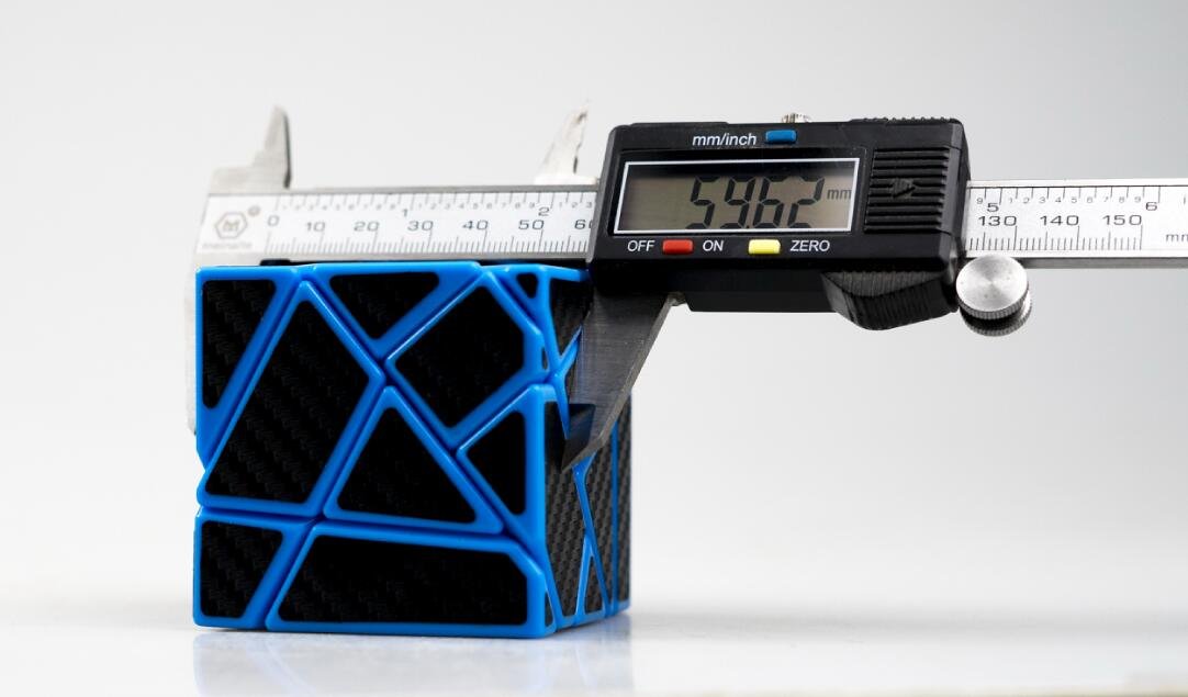 Cuberspeed Ghost 3x3 Blue Magic Cube 3x3 Ghost 3x3x3 Speed Cube with Black Carbon Fiber Stickers