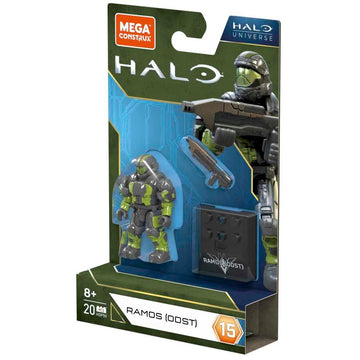Mega Construx Halo Ramos ODST Action Figure Building Set, 3 Pieces, Ages 8+