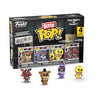 Funko Pop! Bitty 4pk: Five Nights at Freddy's - Withered - Freddy, Bonnie, Chica, and Foxy - 0.9 Inch (2.2 Cm) Collectable - Stackable Display Shelf