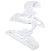 Doll Clothes Hangers for 18" Dolls -Set of 12 White Butterfly Hangers- Unique Design Compatible w American Girl Outfit Accessory Coat Hangers, Holds
