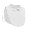 Shinywear Ruffles Turtle Neck False Shirt Collar Lace Crystal Pearls Decorative Dicky Choker Detachable Doll Lapel Blouse (Peter Pan collar White)