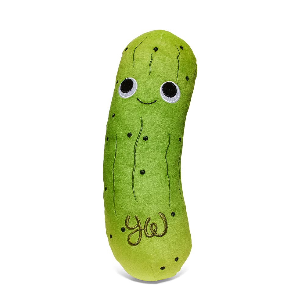 Kidrobot Yummy World Crunchy Pickle in a Bag 10 Inch Interactive Plush