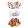 niannyyhouse 20cm Plush Doll Clothes Bear Coat T-Shirt Pants 8in Kpop Stuffed Doll Clothing