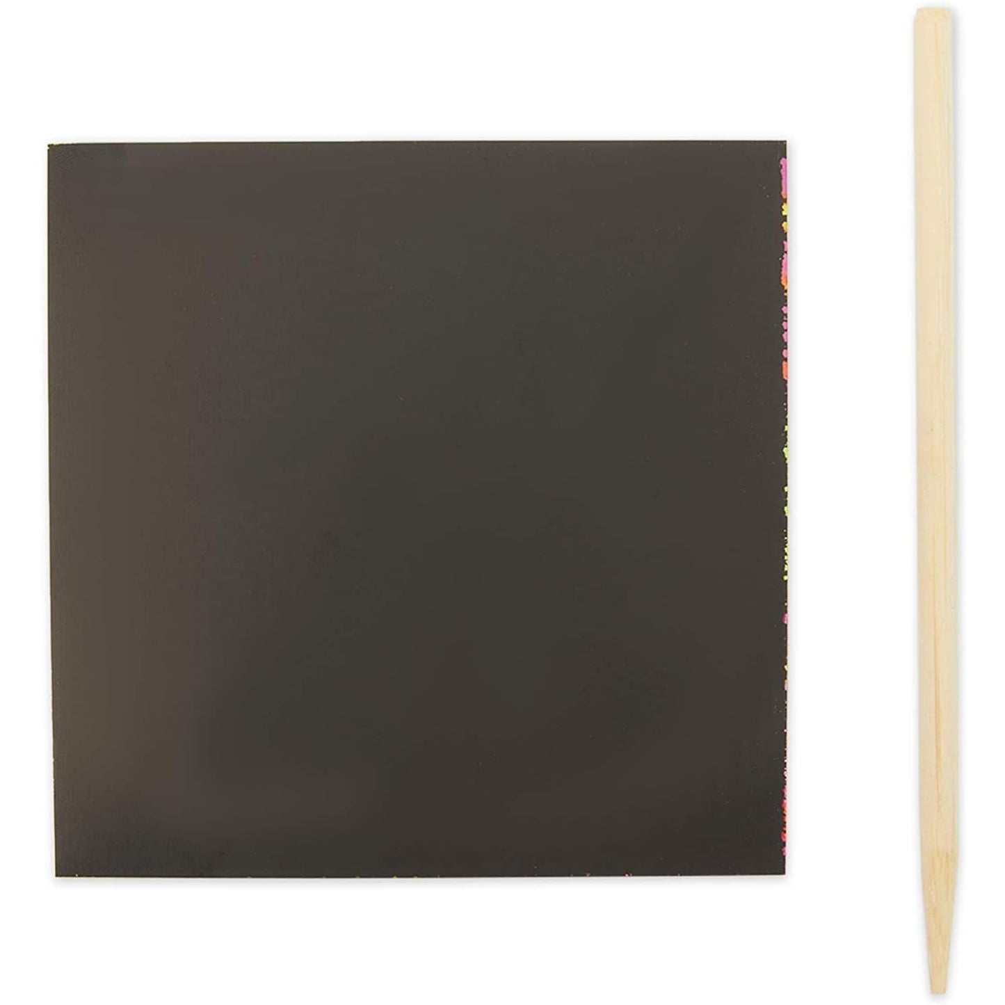 Bright Creations Rainbow Scratch Off Notes with 2 Wood Styluses Sticks (3.5 in, 300 Sheets) - Rainbow Scratch Notes