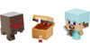 Minecraft Mob Head Minis Spider Slayer Steve Pack with 2 Action Figures & Accessories, Incudes Authentic Pixelated Video-Game Characters Steve