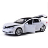 gidoyi Toy Car Model S Alloy Model Cars Pull Back Vehicles 1/32 Scale Car Toys for Toddlers Kids (White)