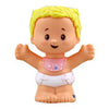 Replacement Part for Fisher-Price Little People Cuddle 'n Play Nursery Playset - GKP70 ~ Baby Girl Figure ~ Pink Bib with Star ~ Blonde Hair