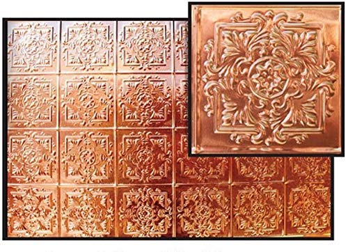 Melody Jane Dollhouse Real Copper Ceiling Miniature 1:12 Scale 9.3/4 x 6.3/4 inches