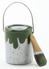 International Miniatures by Classics Dollhouse Miniature Paint Can and Brush Set, Green Paint