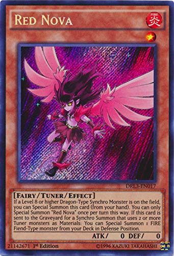 YU-GI-OH! - Red Nova (DRL3-EN017) - Dragons of Legend: Unleashed - 1st Edition - Secret Rare