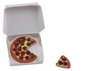 International Miniatures - Miniature Pepperoni Pizza with Slice and Box for Dollhouse 1/12" scale