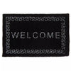 Dollhouse and Craft Miniatures - Miniature Black Welcome Doormat - Scale 1:12