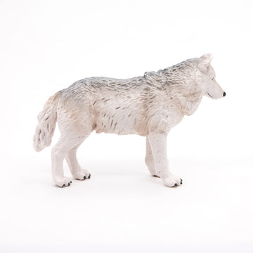 Papo - Realistic Polar Wolf Figure - Ages 3+ - Wild Life Collection - Educational Play Polar Animals - Gift Idea Toy for Girls and Boys