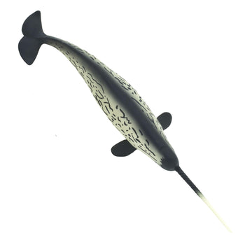 Safari Ltd. Narwhal Figurine - Realistic, Hand-Painted 10.75" Model Figure - Educational Toy For Boys, Girls & Kids Ages 3+