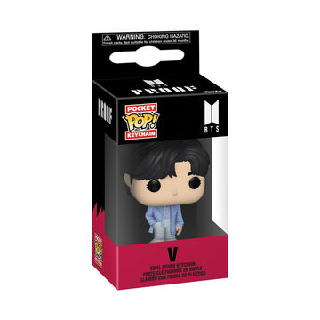 Funko POP! Keychain: BTS - V Novelty Keyring - Collectable Mini Figure - Stocking Filler - Gift Idea - Official Merchandise - Music Fans - Backpack