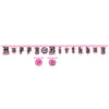 Creative Converting Super Stylish Jointed Party Banner with Stickers